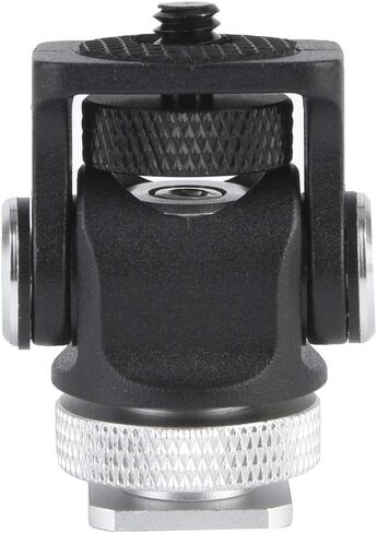 KIMISS Mini Hot Shoe Mount لشاشات الميكروفونات فلاش 1 4 بوصة برغي الكاميرا Bracketoptimized in Saudi Arabia