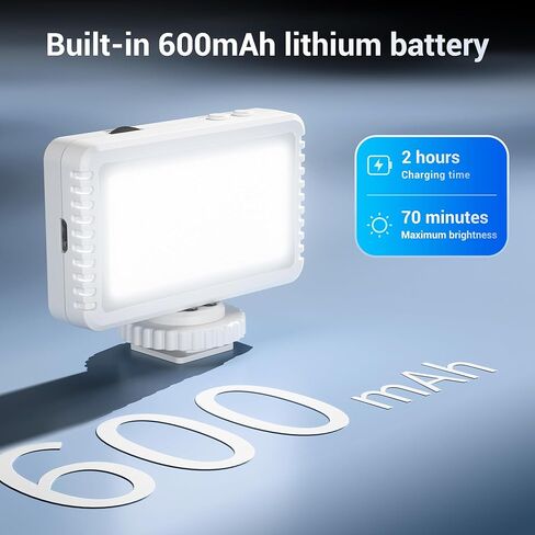 غطاء أمامي فروي للأحذية الباردة وملحق فلاش LED لكاميرات Sony ZV-E10 II ZVE10 ZV-1F ZV1F ZV-1 II ZV1 ZV-E1 ZVE1 Vlog، لون أبيض in Kuwait