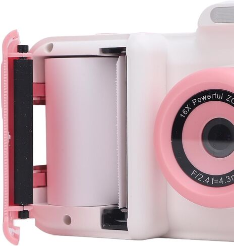 AUNMAS Kids Camera Instant Print, Selfie Digital Camera with Flash Portable Travel Print Camera for Toddler Boys Girls (Blue White) in Saudi Arabia