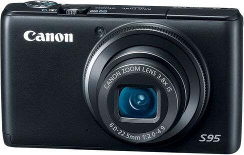 Canon PowerShot S95 10 MP Digital Camera with 3.8x Wide Angle Optical Image Stabilized Zoom and 3.0-Inch LCD (Renewed) in Saudi Arabia