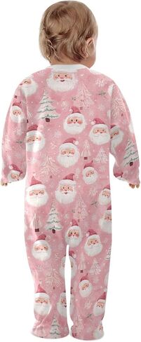 SHJI Baby One-Piece Footies Long Sleeve Rompers Pajamas Zip Front Pjs for Boys Girls kids in Saudi Arabia