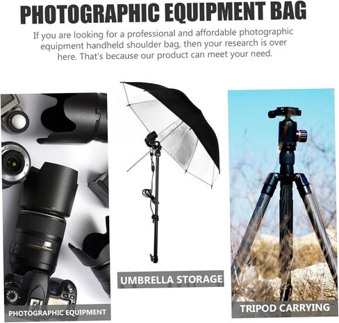 NUOBESTY Oxford Fabric Outdoor Photography Bag with Metal Ring Buckle Portable Tripod Monopod Light Stand Storage Pouch for Photographic Equipment in Saudi Arabia