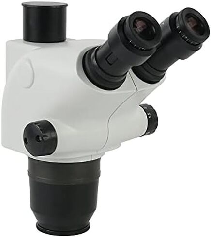 Stereo Microscope Zoom Trinocular Microscope Head 6.5X-65X 3.25X-32.5X 13X-130X + 0.5X 2.0X Auxiliary Lens + WF10X/22mm Eyepiece (Color : 6.5X 65X) (6.5X 65x) in Saudi Arabia