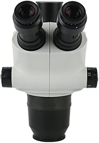 Stereo Microscope Zoom Trinocular Microscope Head 6.5X-65X 3.25X-32.5X 13X-130X + 0.5X 2.0X Auxiliary Lens + WF10X/22mm Eyepiece (Color : 6.5X 65X) (6.5X 65x) in Saudi Arabia
