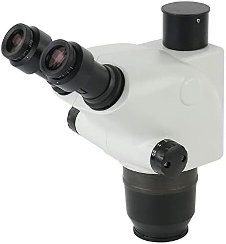 Stereo Microscope Zoom Trinocular Microscope Head 6.5X-65X 3.25X-32.5X 13X-130X + 0.5X 2.0X Auxiliary Lens + WF10X/22mm Eyepiece (Color : 6.5X 65X) (6.5X 65x) in Saudi Arabia