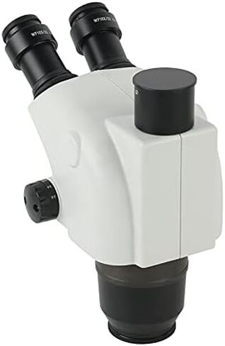 Stereo Microscope Zoom Trinocular Microscope Head 6.5X-65X 3.25X-32.5X 13X-130X + 0.5X 2.0X Auxiliary Lens + WF10X/22mm Eyepiece (Color : 6.5X 65X) (6.5X 65x) in Saudi Arabia
