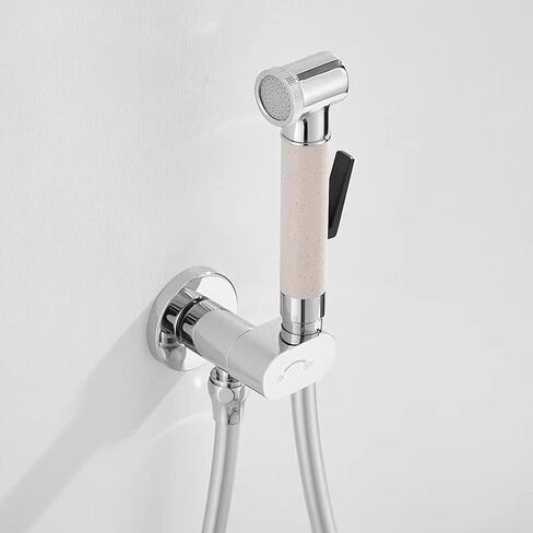 Handheld Bidet Sprayer for Toilet, Handheld Sprayer Kit, Cloth Diaper Sprayer Set, Jet Sprayer for Toilet Muslim Shower with Bidet Hose for Feminine Wash, Easy to Install in Saudi Arabia