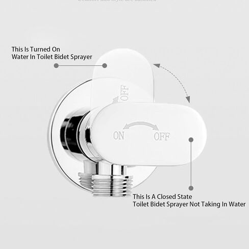Handheld Bidet Sprayer for Toilet, Handheld Sprayer Kit, Cloth Diaper Sprayer Set, Jet Sprayer for Toilet Muslim Shower with Bidet Hose for Feminine Wash, Easy to Install in Saudi Arabia