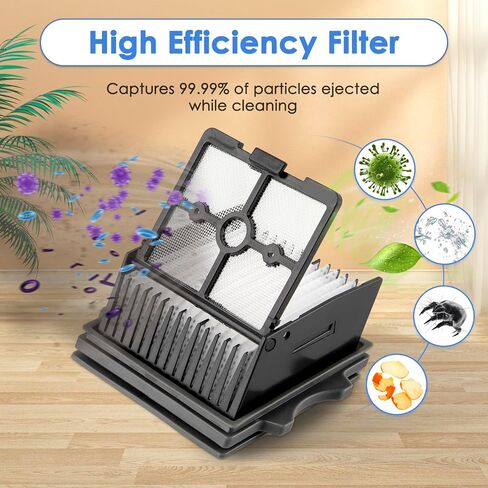(6 عبوات) مرشحات HEPA بديلة S5 Combo لـ Tineco Floor One S9 Artist Pro، Floor One S5 Combo، Stretch S6، Switch S6 مكنسة كهربائية رطبة وجافة، ملحقات المرشحات، مرشحات مستقيمة، مرشح فراغ in Kuwait