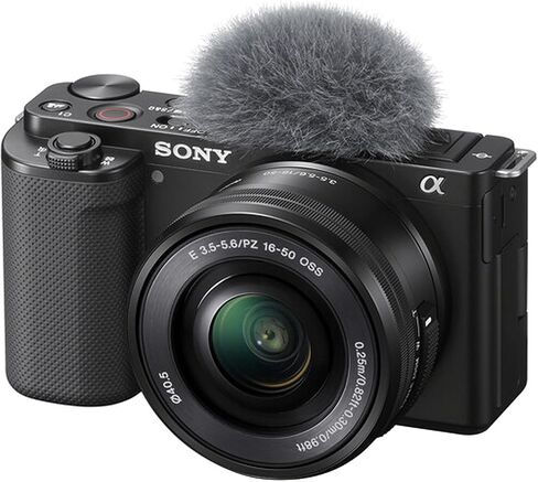 كاميرا Sony ZV-E10 بدون مرآة مع عدسة مقاس 16-50 مم + ذاكرة فائقة سعة 128 جيجابايت، وبطارية إضافية، ومرشحات، وحقيبة، وحامل ثلاثي القوائم، وبرامج، والمزيد (حزمة منشئ المحتوى) (متجددة) in Saudi Arabia