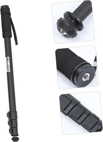 DOITOOL مدمج سبائك الألومنيوم Monopod عصا الكاميرا القطب تلسكوب تمديد قضيب للتصوير الفوتوغرافي للطي حامل خفيف الوزن دائم ملحق الكاميرا المحمولة in Saudi Arabia