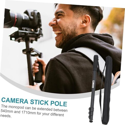 jojofuny Aluminum Alloy Telescopic Monopod for Digital Cameras Portable Lightweight Camera Stand Pole with Compact Travel Photography Accessory for Enthusiasts in Saudi Arabia