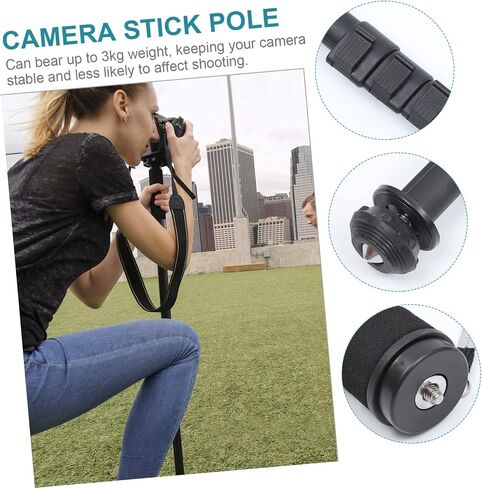 jojofuny Aluminum Alloy Telescopic Monopod for Digital Cameras Portable Lightweight Camera Stand Pole with Compact Travel Photography Accessory for Enthusiasts in Saudi Arabia