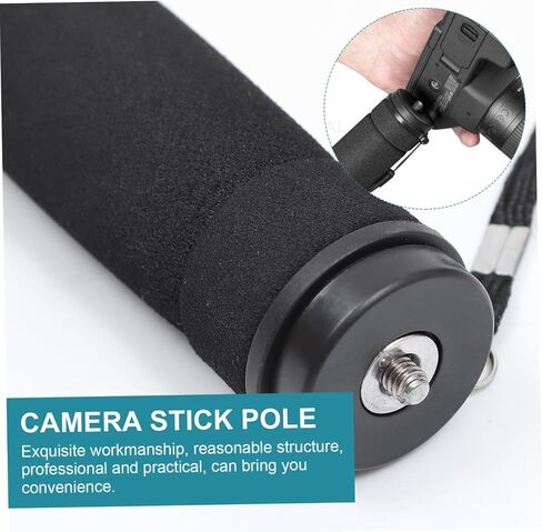NUOBESTY Extendable Camera Monopod Pole Lightweight Portable Stand for DSLR Digital Cameras with Professional Craftsmanship and Durable Design for Enhanced Photography in Saudi Arabia