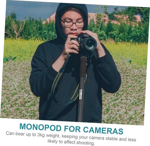 Gatuida كاميرا تلسكوبية محمولة Monopod Pole لكاميرات الفيديو DSLR حتى سبائك الألومنيوم خفيفة الوزن للسفر Monopod للاستخدام في التصوير الفوتوغرافي in Saudi Arabia