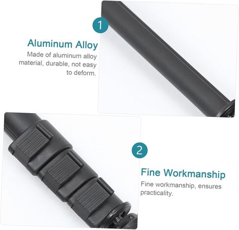 حامل كاميرا من سبائك الألومنيوم خفيف الوزن للسفر Monopod، عمود مدمج للتصوير الفوتوغرافي في الهواء الطلق والأحداث الرياضية يدعم ما يصل in Saudi Arabia