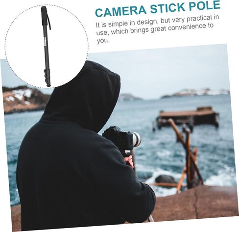 حامل كاميرا من سبائك الألومنيوم خفيف الوزن للسفر Monopod، عمود مدمج للتصوير الفوتوغرافي في الهواء الطلق والأحداث الرياضية يدعم ما يصل in Saudi Arabia