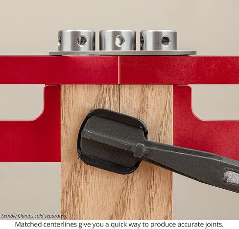 مجموعة أدوات وتد Cam-A-Line من Woodpeckers، فاخرة، مصنوعة في الولايات المتحدة الأمريكية، مسافات متغيرة وفهرسة إيجابية لمفاصل وتد رائعة in Saudi Arabia
