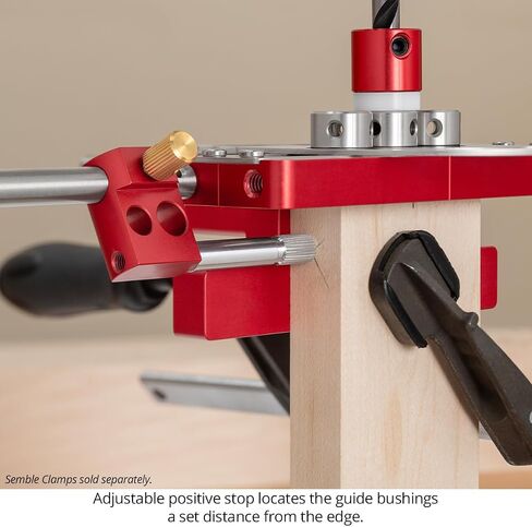 مجموعة أدوات وتد Cam-A-Line من Woodpeckers، فاخرة، مصنوعة في الولايات المتحدة الأمريكية، مسافات متغيرة وفهرسة إيجابية لمفاصل وتد رائعة in Saudi Arabia