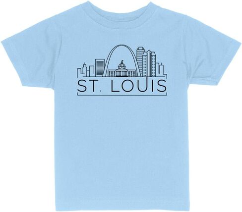 Skyline St. Louis Missouri Toddler Kids T-Shirt in Saudi Arabia