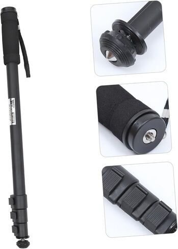 Angoily Extendable Aluminum Alloy Monopod for Digital Cameras Telescopic Photography Accessory for Outdoor Travel and Sporting Events Durable Lightweight Pole Compatible with DSLR and in Saudi Arabia