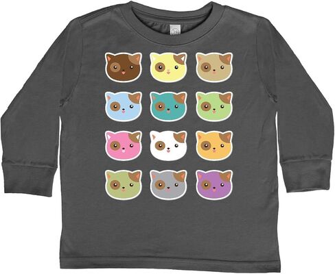 inktastic Funny Cat Lover Kitty Kitten Toddler Long Sleeve T-Shirt in Saudi Arabia
