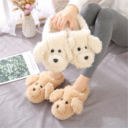 شباشب لطيفة للسيدات من YILANLAN على شكل حيوانات كرتونية - شباشب شتوية دافئة in Kuwait