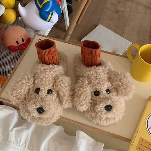 YILANLAN Women's Cartoon Animal Dog Home Cute Slippers - Warm Winter Slippers in Saudi Arabia