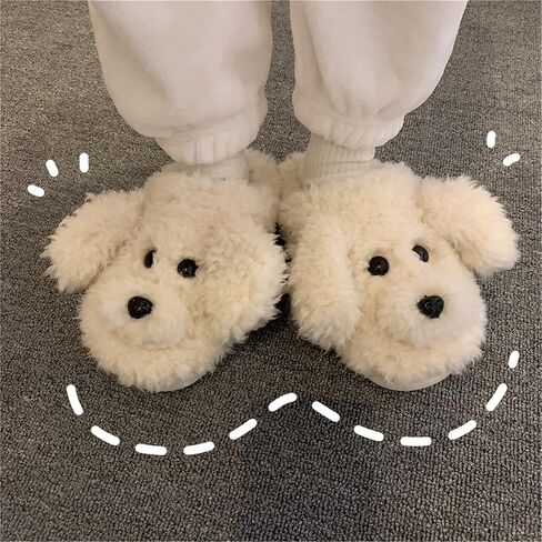 شباشب لطيفة للسيدات من YILANLAN على شكل حيوانات كرتونية - شباشب شتوية دافئة in Kuwait