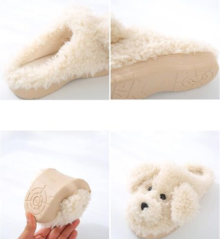 YILANLAN Women's Cartoon Animal Dog Home Cute Slippers - Warm Winter Slippers in Saudi Arabia