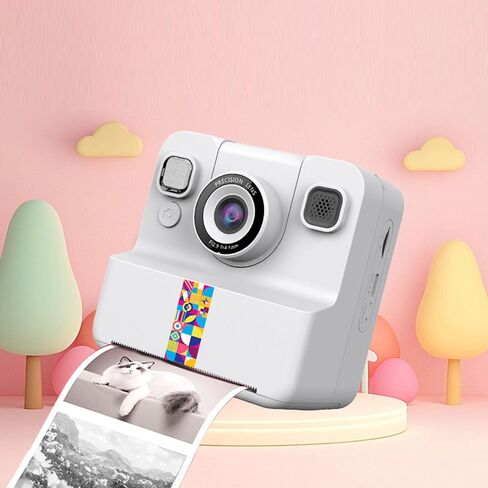 Yoidesu Instant Camera, Kids Camera with 1080P Videos, Holiday Birthday Gifts for Kids Age 3-12, Toddler Portable Travel Print Digital Camera Toy for 4 5 6 7 8 9 Year Boys Girls (Purple) in Kuwait