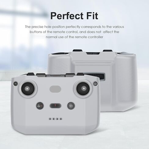 حافظة سيليكون مقاومة للصدمات ومضادة للخدش لجهاز التحكم عن بعد DJI Neo/Mini 3/3 Pro/Mavic 3 / Air 2S / Mini 2 RC-N2 / RC-N1 / RC-N3 (أسود) in Saudi Arabia