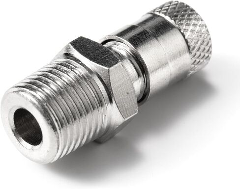 2 pcs 1/8 Inch BSPT Schrader Tank Valve 25mm Wheel Air Compressor 35 Bar 500 PSI,PART in Saudi Arabia