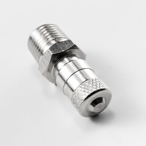 2 pcs 1/8 Inch BSPT Schrader Tank Valve 25mm Wheel Air Compressor 35 Bar 500 PSI,PART in Saudi Arabia