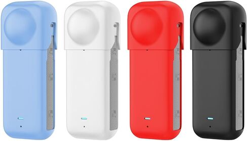 for Insta360 X4 PULUZ Full Body Dust-Proof Silicone Protective Case (Red) in Saudi Arabia