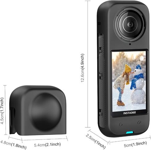 for Insta360 X4 PULUZ Full Body Dust-Proof Silicone Protective Case (Red) in Saudi Arabia