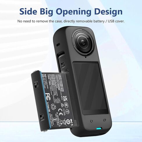 for Insta360 X4 PULUZ Full Body Dust-Proof Silicone Protective Case (Red) in Saudi Arabia