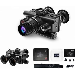 Night Vision Binoculars, 4K 40MP, 8X Digital Zoom, IP54 Waterproof, 3000mAh Battery, IR Night Vision with OLED Display for Hunting, Surveillance, Camping in Saudi Arabia