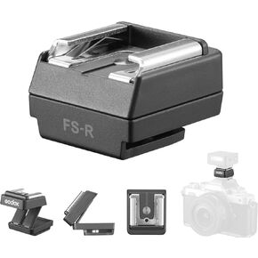 GODOX FS-R Flash Booster اتصال واحد قابل للطي Hot Shoe Riser Extended Mount محول متوافق مع GODOX IM20 IM22 IM30PRO Flash in Saudi Arabia