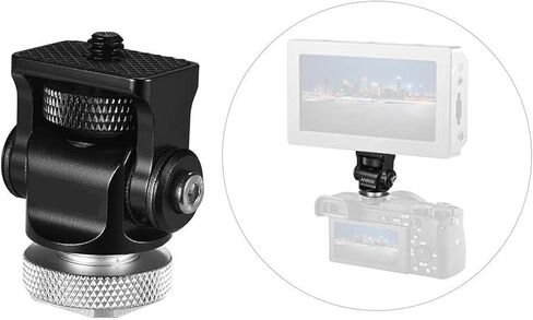 General Cold Shoe Mount Adjustable Monitors Holder Camera Field Monitors Tilts Rack for DSLR Cameras & Video Accessorie in Saudi Arabia