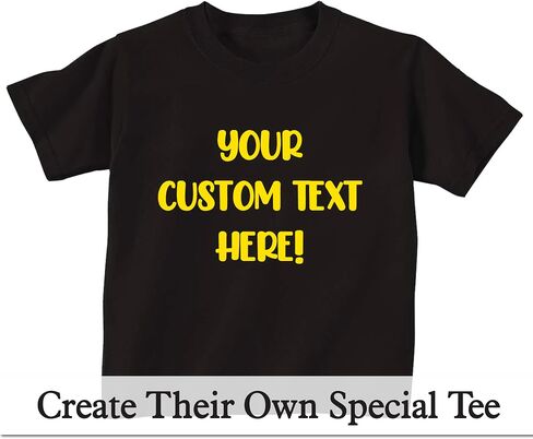 Personalized Toddler T-Shirt – Custom Name Text, 1-3 Lines, Birthday Idea, Kids Shirt in Saudi Arabia