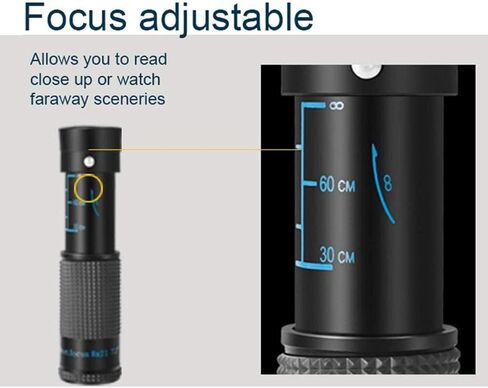 Telescopes for Adults Astronomy, High Power Monocular Telescope, Monocular Compact with High BAK4 Prism Lens Monocular for Bird Watching Traveling Sightseeing Outdoor Sports Games in Saudi Arabia