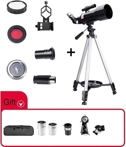 Telescopes for Adults Astronomy, High Power Binoculars Outdoor Monocular for Astronomy,Refractor Telescope,Fully-Coated Glass Optics, Monocular for Beginners with Bag Tripod,Package 2 in Saudi Arabia