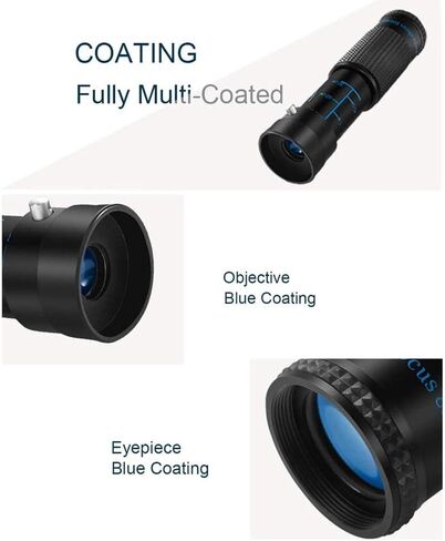 Telescopes for Adults Astronomy, High Power Monocular Telescope, Monocular Compact with High Power BAK4 Prism Lens Monocular for Bird Watching Traveling Sightseeing Outdoor Sports Games in Saudi Arabia