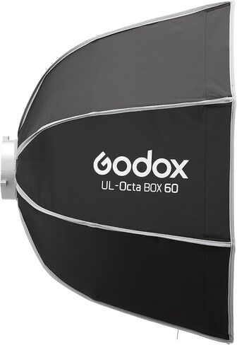 Godox 35.5 بوصة صندوق ناعم مثمن قابل للطي، صندوق ناعم سريع التحرير مع حامل بوينز، ناشر، شبكة، حقيبة، لـ Godox SL60II AD400PRO AD600 أخرى Bowen Mount Studio Flash Speedlite. in Saudi Arabia