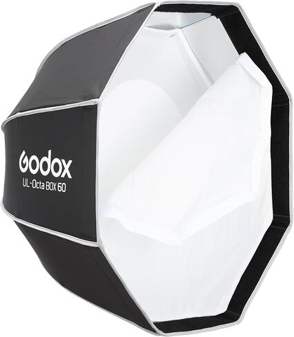Godox 35.5 بوصة صندوق ناعم مثمن قابل للطي، صندوق ناعم سريع التحرير مع حامل بوينز، ناشر، شبكة، حقيبة، لـ Godox SL60II AD400PRO AD600 أخرى Bowen Mount Studio Flash Speedlite. in Saudi Arabia