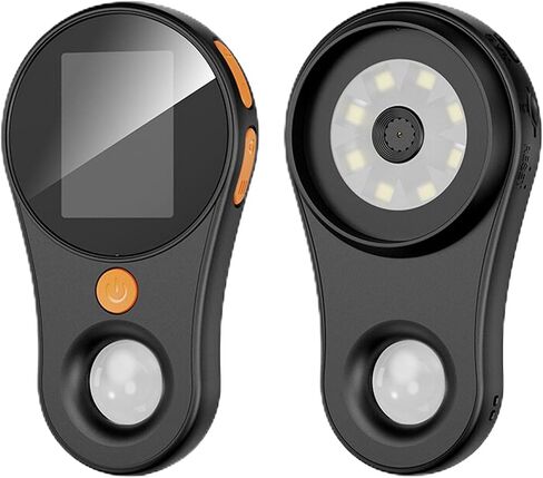 500X Portable Microscope, Digital Handheld Magnifier with 2.0 Inch Color Screen, 8LEDs, Type C USB Connection for Video Recording (Black) in Saudi Arabia