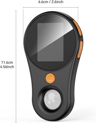 500X Portable Microscope, Digital Handheld Magnifier with 2.0 Inch Color Screen, 8LEDs, Type C USB Connection for Video Recording (Black) in Saudi Arabia