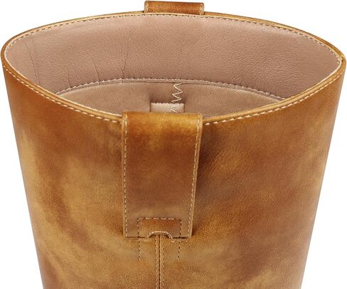 COLETER المرأة حذاء برقبة للركبة كتلة مكتنزة كعب منخفض إصبع مربع الجانب سستة أحذية طويلة الراحة الخريف الشتاء أحذية طويلة in Kuwait