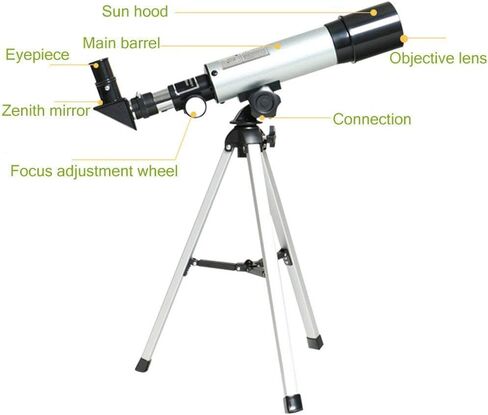 Monoculars Telescope Practical Telescope Aluminum Alloy Refractive Astronomical Telescope for Night's Astronomy with Stainless Steel in Saudi Arabia
